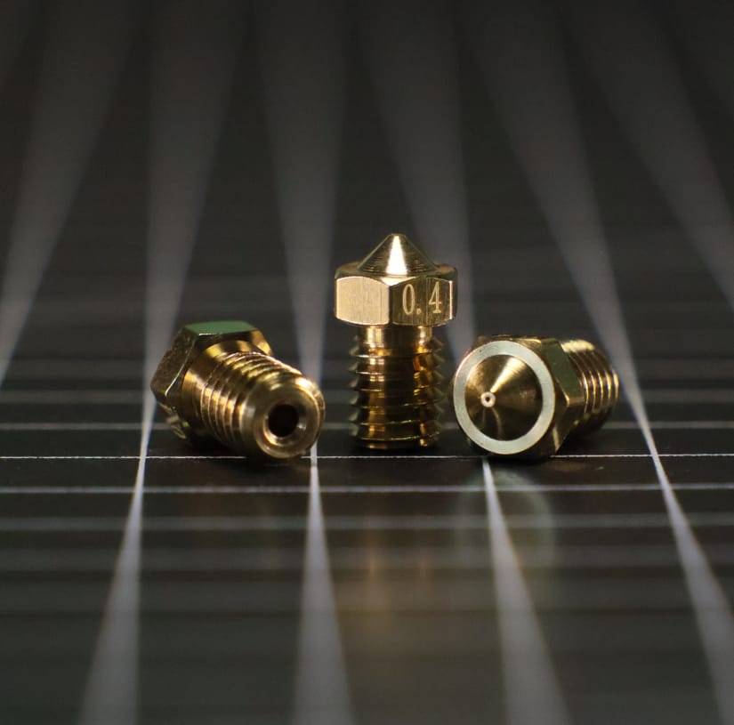 E3D V5-V6 Brass Nozzle