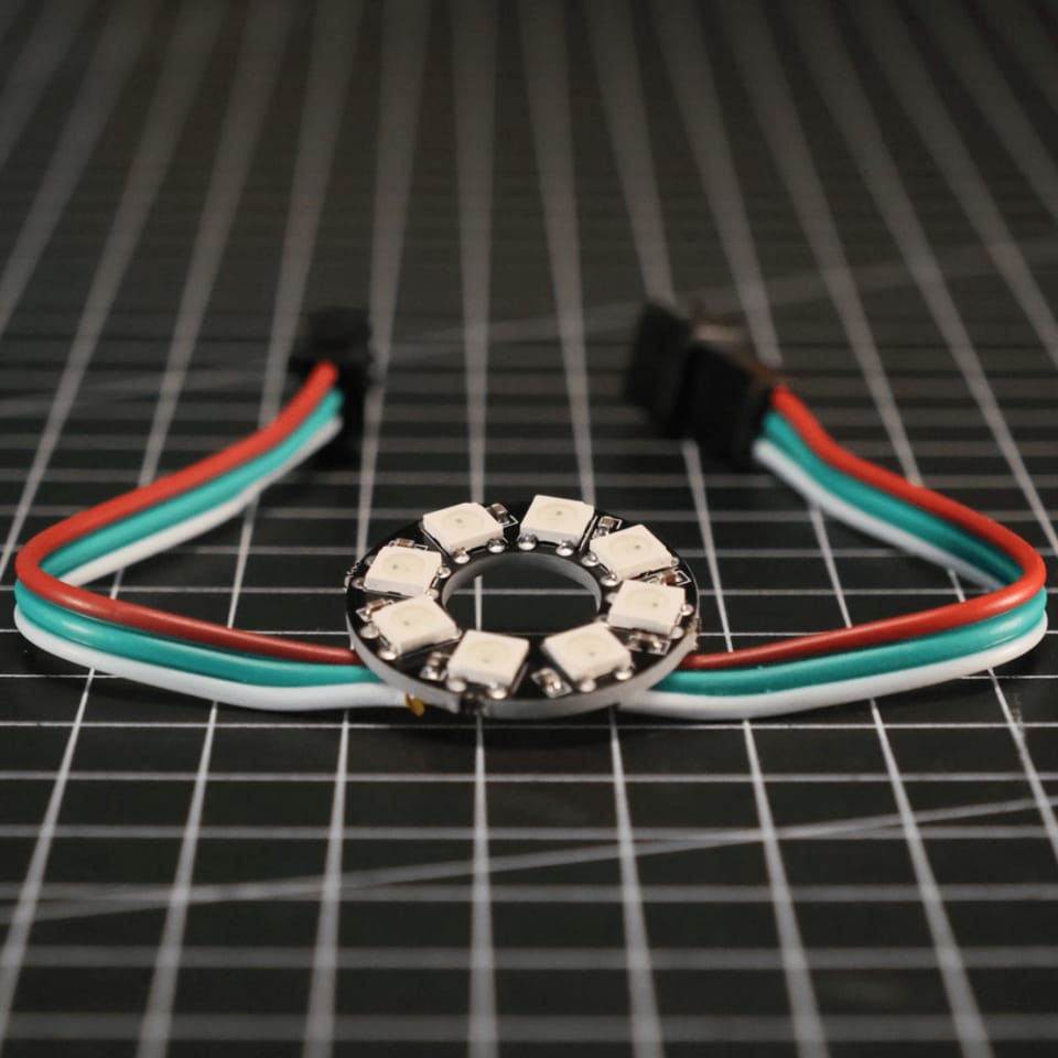 WS2812B LED-ring 5V – Adresserbar RGB