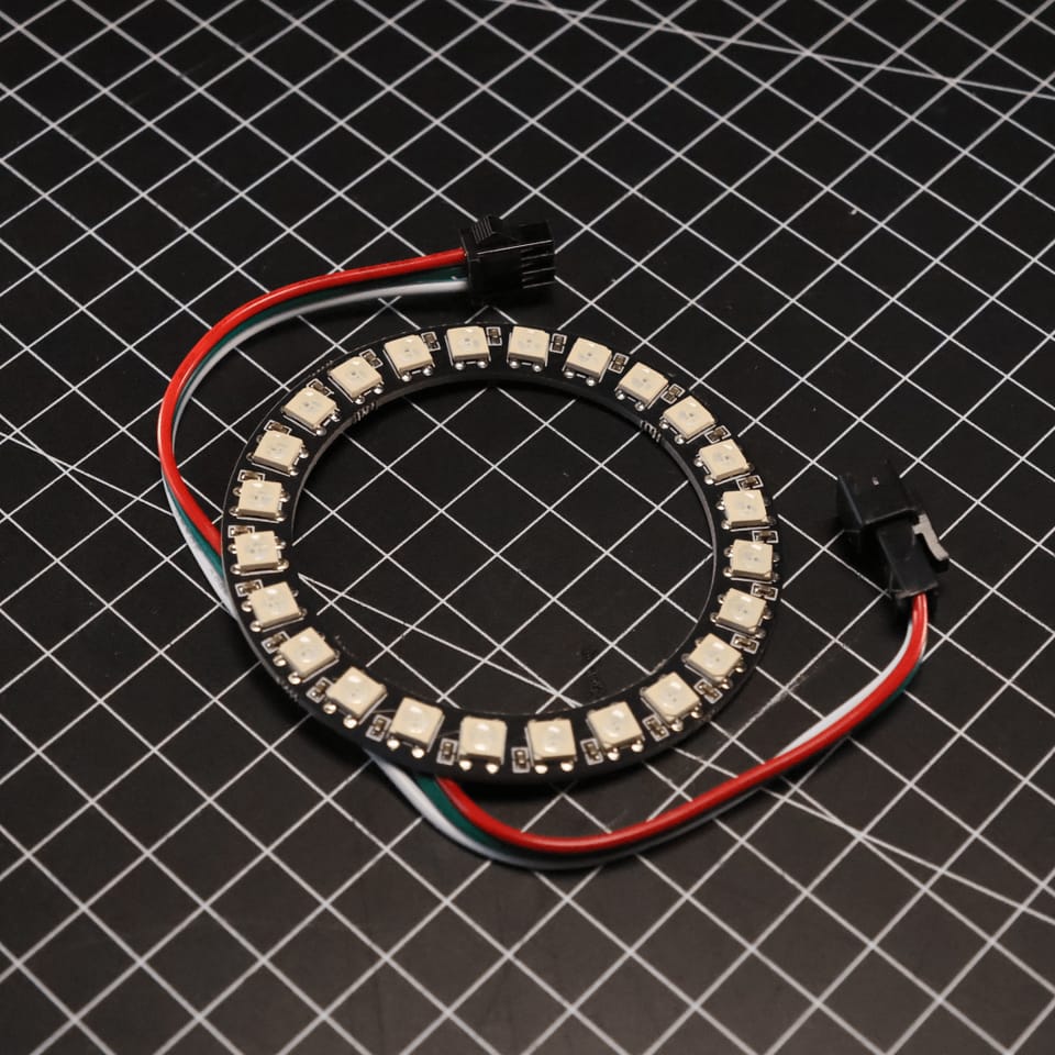 WS2812B LED-ring 5V – Adresserbar RGB