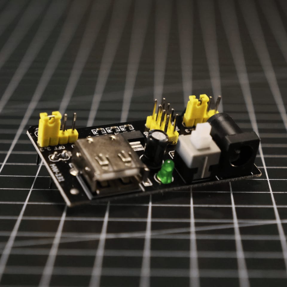 MB102 Breadboard Strömmodul